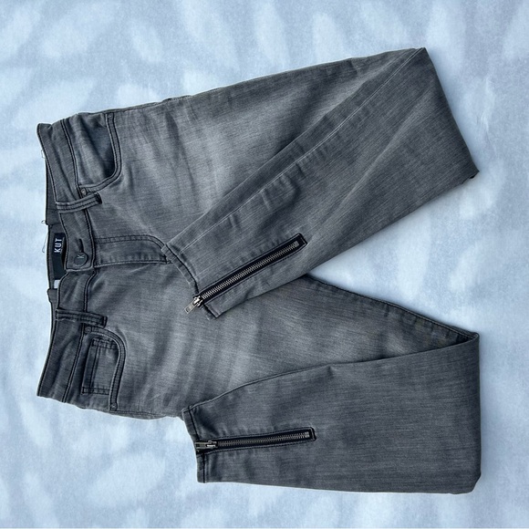 Kut from the Kloth Size 4 Grey Skinny zip ankle - Picture 13 of 16